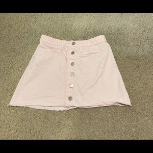 Light Pink Mini Skirt